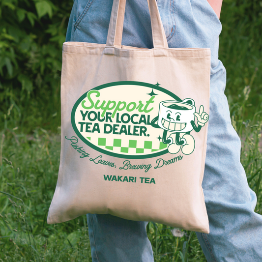 Support Your Local Tea Dealer Organic Tote