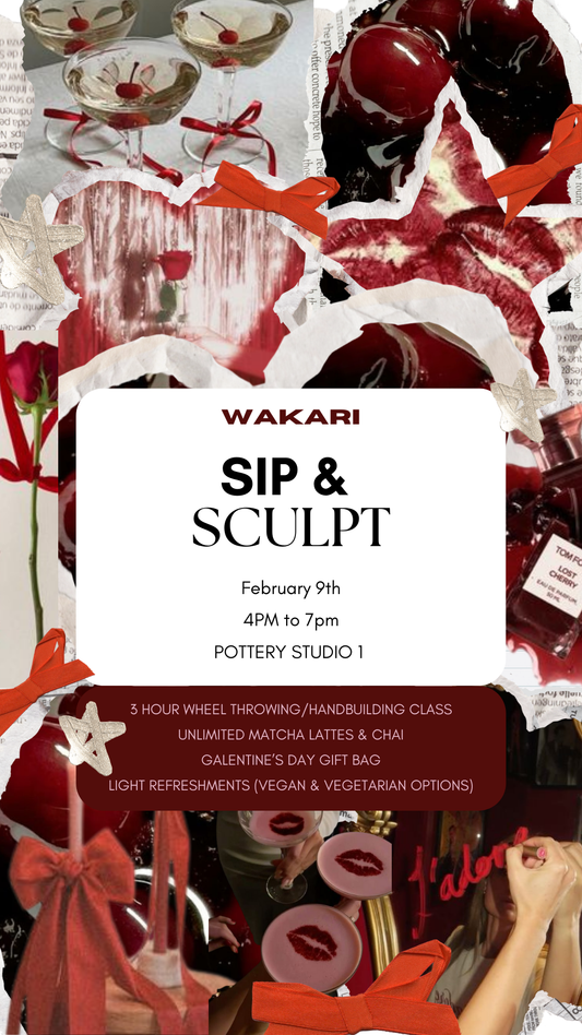 February Sip & Sculpt Event